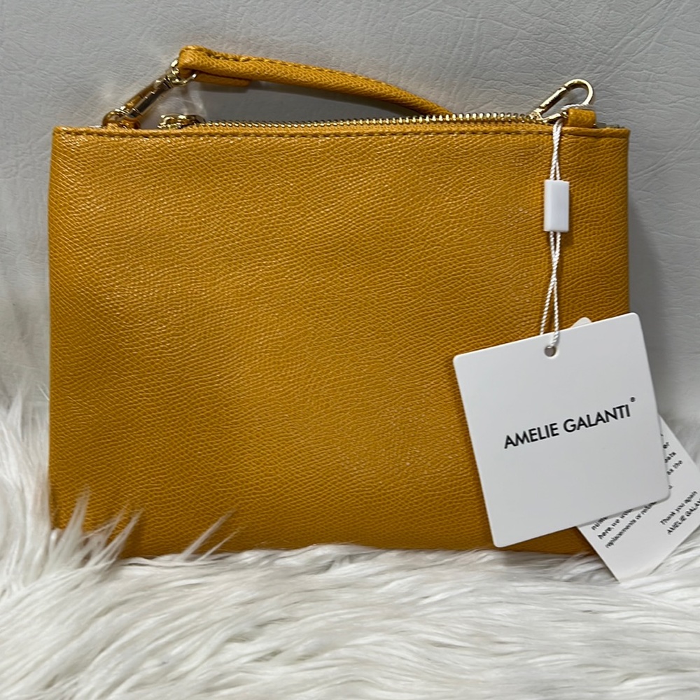 Amelie Galanti Vegan Leather Crossbody Bag